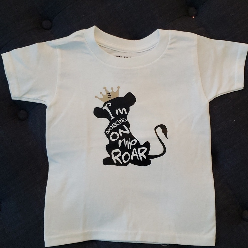 TODDLER BIRTHDAY LION KING T SHIRT SIZE 3T